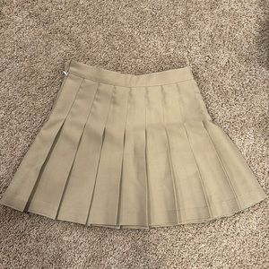 Los Angeles Apparel khaki tennis skirt